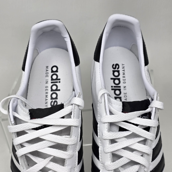 Adidas Copa Mundial Men’s Leather Soccer Cleats White Black Size 5.5 ID4050 New main image 4